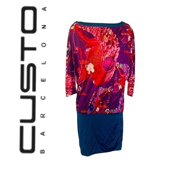 CUSTO BARCELONA TUNIC, COLORFUL EXCELLENT CONDITION. SZ SM - Picture 12 of 12